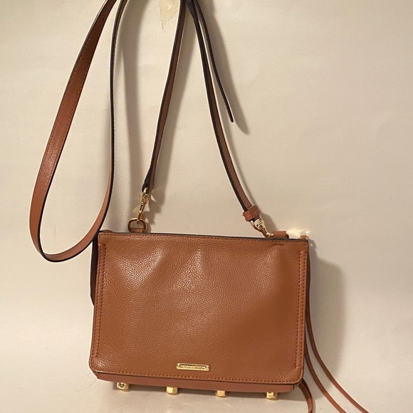 Rebecca Minkoff Handbags - Rebecca Minkoff Regan Crossbody British Tan Leather Bag Purse
